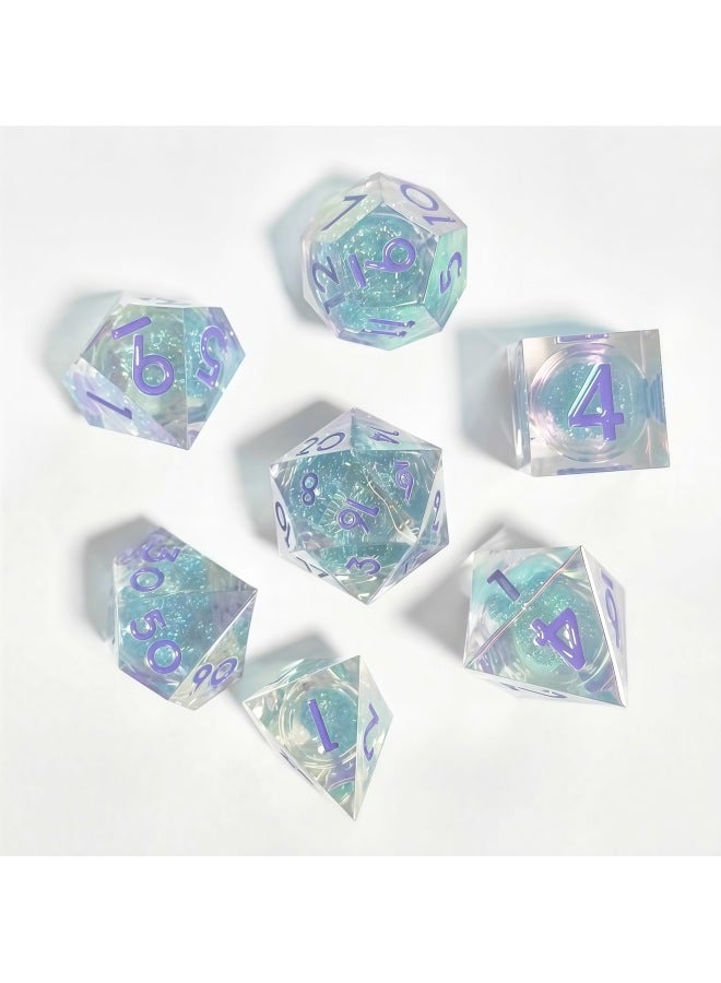 Electroplated Resin Dice Coc Running Group Dice Dnd Cthulhu Baldur's Gate Board Game